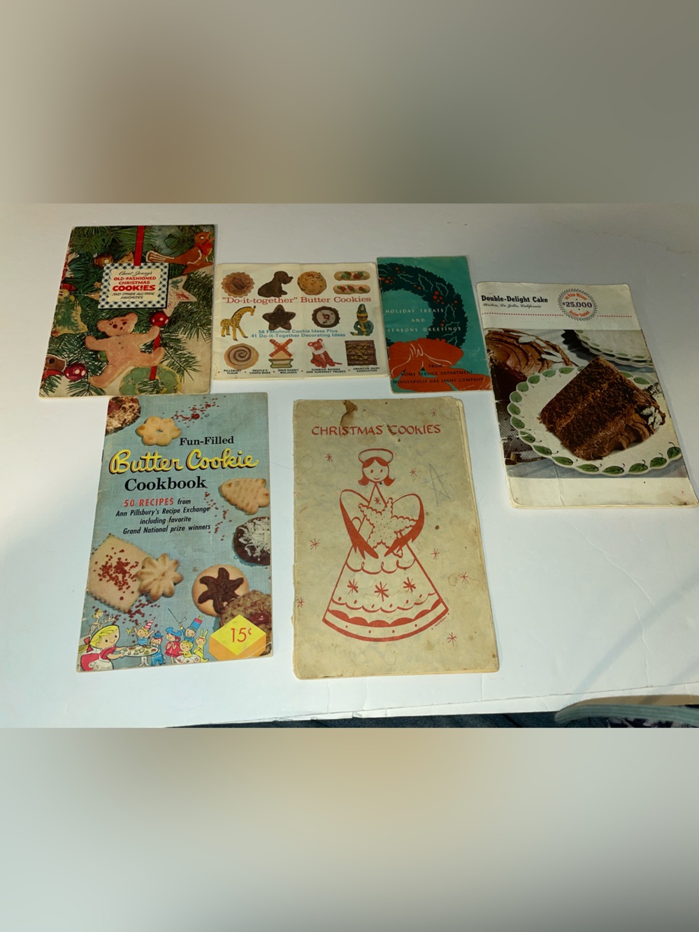 Lot of 6 Vintage Cookie Recipe Booklets Pamphlets 50s Pillsbury